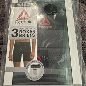 Reebok Gray Performance Boxer Briefs